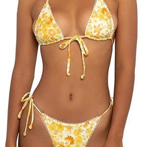 Bikinis Swimsuit Set for Women Swimwear Triangle Bathing Suit